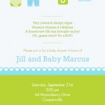 Baby Boy Shower Invitation