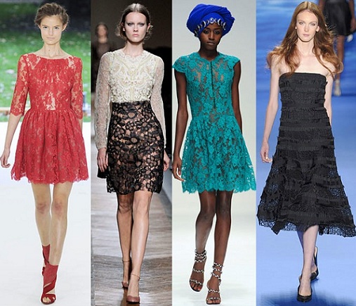 Lace on the Runway