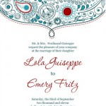 Paisley Wedding Invite