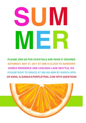 < a href="http://www.purpletrail.com/invitations-cards/319760">Citrus Summer Party Invitation