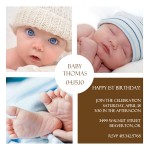 Four Photo Baby Announcement