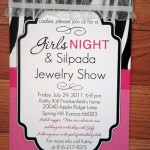 Sassy Zebra Print Girls Night Out Invitation