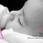 Simple Photo Baby Announcement