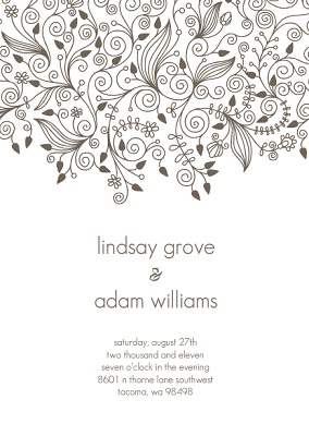 and Simple Wedding Invitation and Simple Wedding Invitation