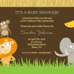 Safari Animals (Set) Baby Shower Invite Safari Animals (Set) Baby Shower Invite