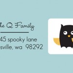 Cute Halloween Animals (Set) Address Label