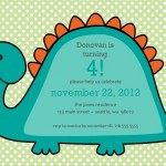 Dino Birthday Party Invite