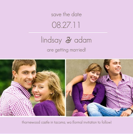 Elegant And Simple (Set) Save The Date Elegant And Simple (Set) Save The Date
