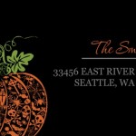 Fancy Pumpkin Address Label