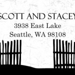Haunted House Address Label