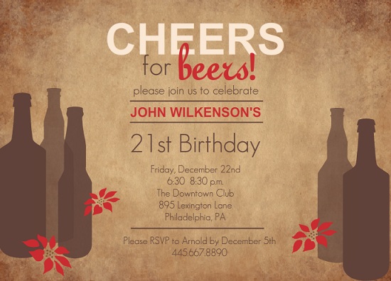 Modern Beer Holiday Birthday 21st Modern Beer Holiday Birthday 21st