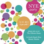 Colorful Confetti New Years Invite Colorful Confetti New Years Invite