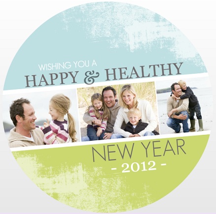 Earthy New Years Photo Card Earthy New Years Photo Card