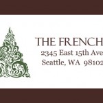 Elegant Green Holiday (Set) Address Labels