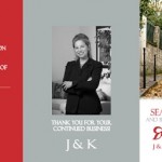 Flashy Red And Grey Business Calendar Holiday Card Flashy Red And Grey Business Calendar Holiday Card