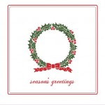 Holiday Wreath Business Greeting Card Holiday Wreath Business Greeting Card
