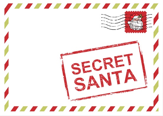 Top Secret Santa Red Holiday Party Invitation Top Secret Santa Red Holiday Party Invitation
