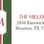 Traditional Holiday Wrapping (Set) Address Label