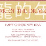 Red And Gold Year Of Dragon Chinese New Year