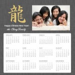Three Photo Chinese New Years Calendar