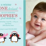 Winter One Derland First Birthday Invite Winter One Derland First Birthday Invite