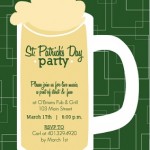 Beer Mug St. Patrick's Day Invitation