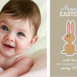 Cute Bunny Easter Card