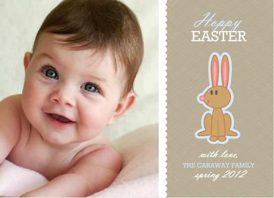 Cute Bunny Easter Card
