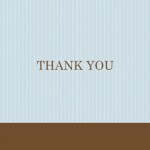 Rustic Brown Tree (Set) Memorial Thank You