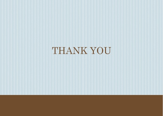 Rustic Brown Tree (Set) Memorial Thank You
