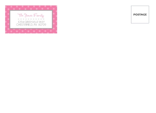 Oh Boy! Its A Girl Pink And White Onesie (Set) Girl Baby Shower Envelope