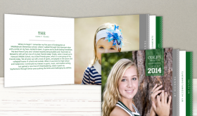8-paged graduation timeline booklet card by PurpleTrail.com. graduation picture ideas